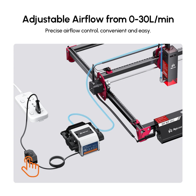AlgoLaser Laser Engraver DIY MK2 10W 3.5” Color Touch Screen App Offline Control DIY Engraver Tool for Metal/Glass/Wood Engrave