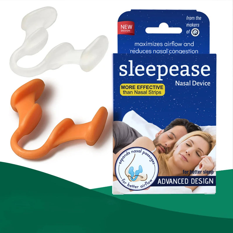 Anti Snore Nasal Dilator Stop Snoring Silicone Nose Clip Sport Easy Breath Nasal Clip Stop Snoring Aid Device Improve Sleeping