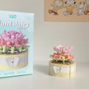 Flower Building Block for Children 6 to 10 Years Bricks Educational Toys Mini Building Toys for Kids Girl 8 Year Old Games Child