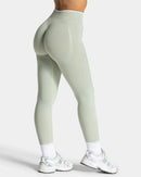 The Form Architect | Color-Block Seamless Knit Yoga Leggings