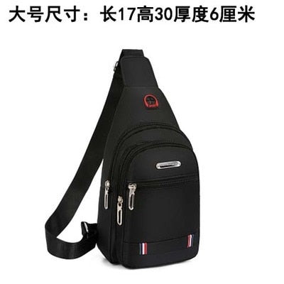 Xierya Men Messenger Bags Canvas Shoulder Bag Mens Simple Waterproof Crossbody Bag Travel Mini Satchel Bag for Man Waist Packet