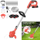 DayPlus 21V Grass Trimmer Electric Cordless Strimmer w/ Battery,Lawn Mower Pruning Cutter Garden Tools for Clearing Weed Flower