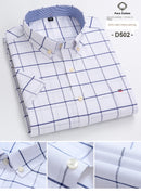 The Merchant | 100% Cotton Oxford Shirt, Short Sleeve