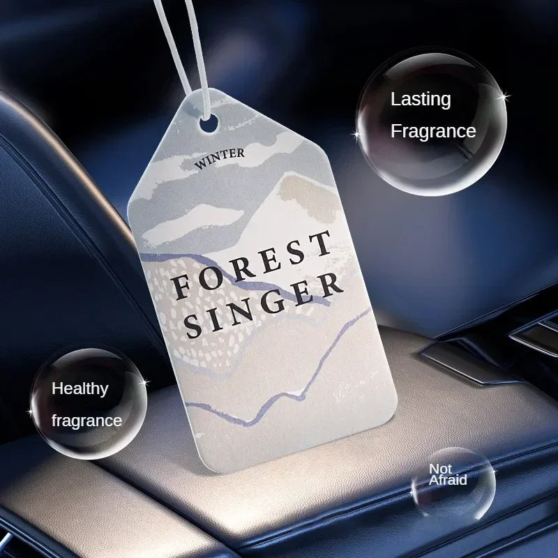 Air Freshener Four Seasons Car Perfume Long-lasting Aromatherapy Fragrance Piece Pendant  Aromatizador De Ambiente 1/3/4/8PCS