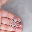 3pcs Eye of Horus Charms DIY Craft Tassels Earrings Necklace Jewelry Making Devil Eye Amulet Stainless Steel Pendant Accessories