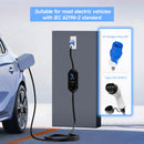 AFEEV Type 2 Portable EV Charger 7KW 32A 1Phase Wallbox Type1/GBT EVSE Fast Charging Cable CEE Plug WIFI APP Bluetooth Control