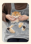 The Kitten Purse | Hands-Free Cat Carrier Apron with Winter Pocket