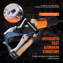 SucceBuy Pipe Tube Polisher Sander 1000W Pipe Belt Sander 100-3200rpm Belt Sanding Machine for Burnishing Finishing Rust Removal