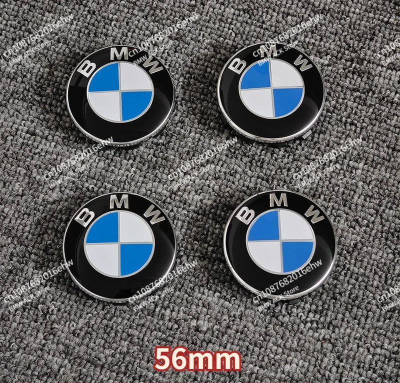 4Pcs 68MM 56MM Car Wheel Center Caps for BMW E90 E46 F10 F30 E87 F20 G20 E60 E39 E92 F11 F31 E61 F25 E36 X3 X5 Car Accessories