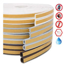 Self adhesive door and window sealing strip, adhesive backed wooden door, color sponge sound insulation wind and dust prevention
