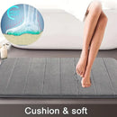 3 Pcs Bathroom Rug Set Soft Foot Mat Absorbent Memory Foam Dry Fast Non-slip Floor Kitchen Shower Room Doormat Toilet Floor Mat