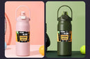 Portable Thermos with Straw Cold and Hot Thermal Mug Tumbler Coffee Cup Sports Vacuum Flasks 304 Stainless Steel Water Bottle