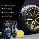 60g Tire Blackening Coating Paste Kit Universal Wheel Polishing Cleaning Anti-Aging Cleaner For Car Motorcycle Bicycle Tire