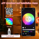 75/300cm Christmas LED Ladder Light For Santa Claus Indoor Outdoor Decor String Lamp Window Garden Xmas Tree Hanging Strip Light