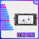 Hizpo 7 Inch Car Radio Multimedia for Ford Focus S-Max Mondeo Galaxy C-Max Kuga Navigation GPS Audio 2din Android 13 Autoradio