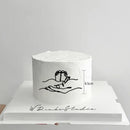 2023 New Baby's Happy Birthday Party Cake Topper Gold Cartoon Acrylic Cake Toppers for Baby Shower Cake gift Dessert Decoration