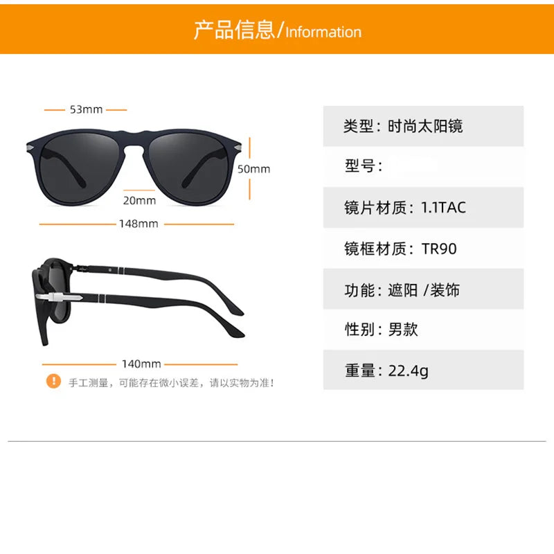 MIZHO Fashion luxury Retro Brand Pilot Glasses Driving Gradient Quality Sunglasses Polarized Men UV400 Male Shield Oculos de sol