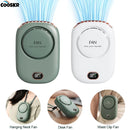 Portable Mini Fan Waist Clip Fan Rechargeable Hanging Neck Fan Outdoor Camping Waist Fan USB Small Cooling Pocket Fan for Travel