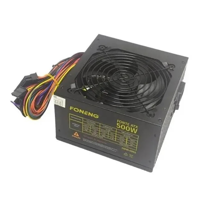 500W Bivolt 110V/220V Foneng HDW-0002 PC Gamer Power Supply