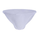 11  SolidColor Male's Briefs Bikini Style Cotton Pit Cloth Single Layer Crotch Simple Men's Underwear (Thong)