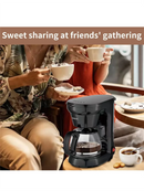 SOKANY CM102 Filterkaffeemaschine für 6 Tassen, Tropfschutz, Kaffeemaschine, 750 ml Karaffe aus Borosilikatglas, elektrische Kaffeemaschine