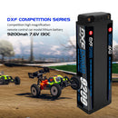 DXF 2S Lipo Battery 7.6V 130C 9200mAh 5mm T Plug Hardcase For 1/10 Buggy Truggy Offroad Boat Car Boat Truck RACING Helicopter