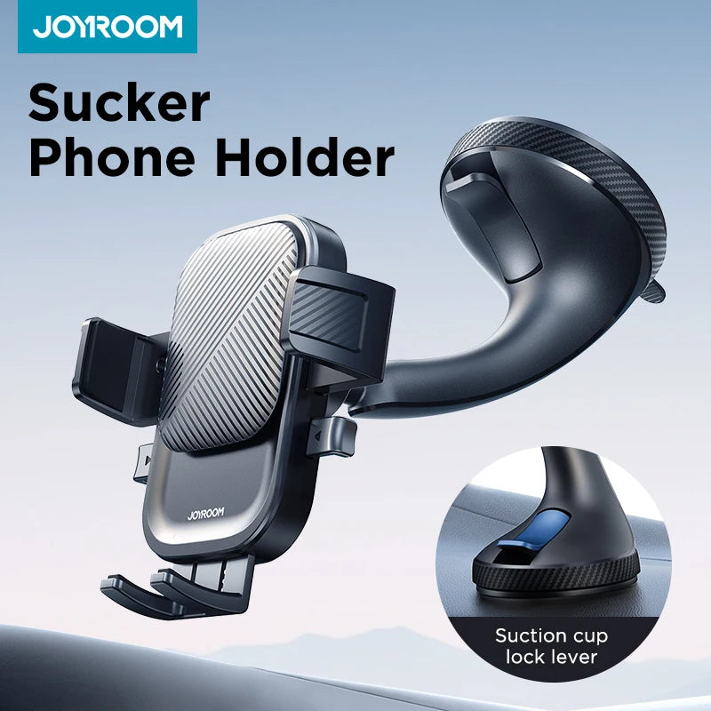 Joyroom Phone Holder Mount for Car Strong Suction Hands-Free Universal Cell Phone Mounts for Dashboard/Windshield 360° Rotation
