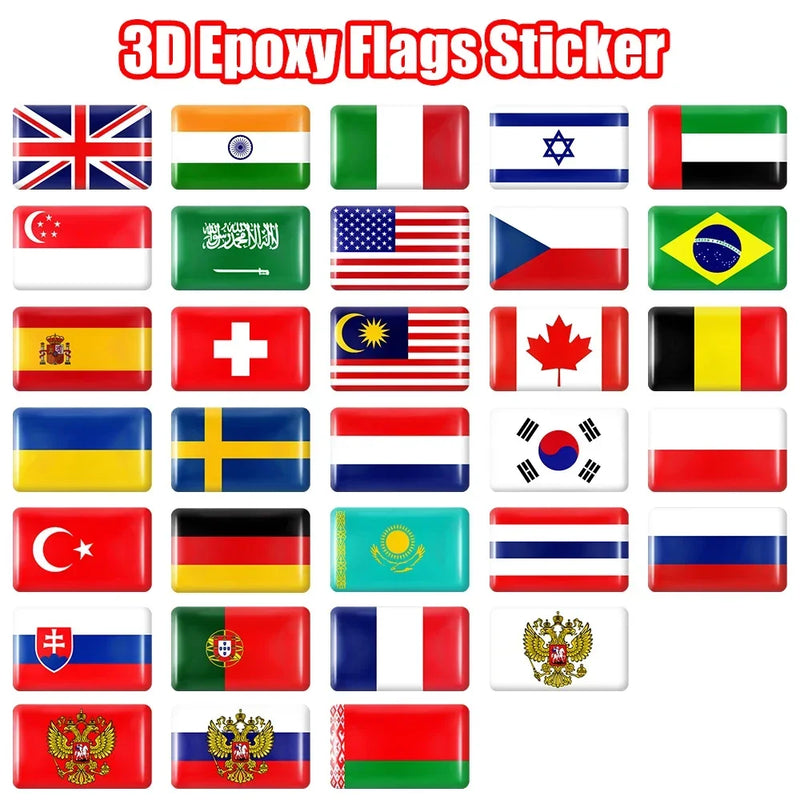 10pcs Epoxy Spain Flags Sticker Car Interior Decoration Decal for SEAT Cupra Leon R Ibiza Ateca Sportcoupe Alhambra Badge