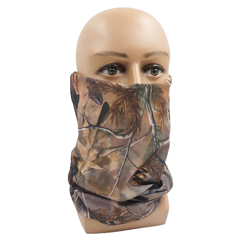 Camo Hunting Tactical Magic Bandana Camouflage Neck Gaiter Tube Mask Face Shield Hiking Scarfs Realtree Multifunctional Headwear