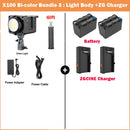 The Luminary X100 | Professional 100W RGB & Bi-Color COB LED Studio Light