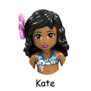 SLUBAN Girl Princess Royal Carriage Wagon Horse Racing Party Model Building Blocks Enlighten Action Figure Toys For Children