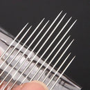 12/30 Stück Nähnadeln mit seitlichem Loch, Edelstahl-Nadeln für ältere Menschen, Handnähnadel, DIY-Nadel zum Selbsteinfädeln für Zuhause
