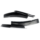 Pair Glossy Black Front Bumper Lip Corner Splitter For BMW F10 M5 Only 2010-2016