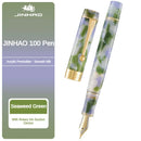 Jinhao 100 Centennial Resin Fountain Pen EF/F M / Bent Nib Golden Clip Business Office School Supplies Stationary PK 9019