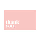 30Pcs Thank You For Your Order Card Pink Thank You For Supporting Small Business Label Gift Decor Card Gift Decor