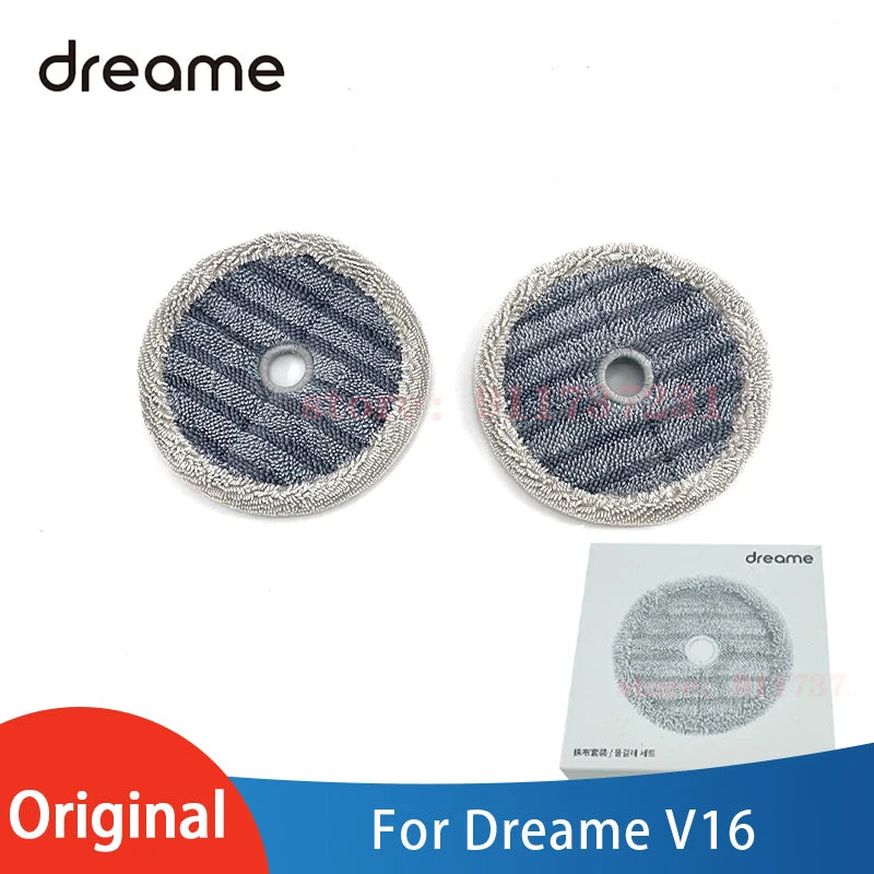 Original Dreame V16 Vacuum Cleaner Spare Parts, Dreame V16 V12 pro Rotary Double Mop Brush Head Mop Accessories