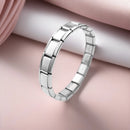 9 mm Wide Stainless Steel Bracelets Simple Trendy Style Daily Wear Silver-Color Charm Bracelet For Women On Party Unisex Style