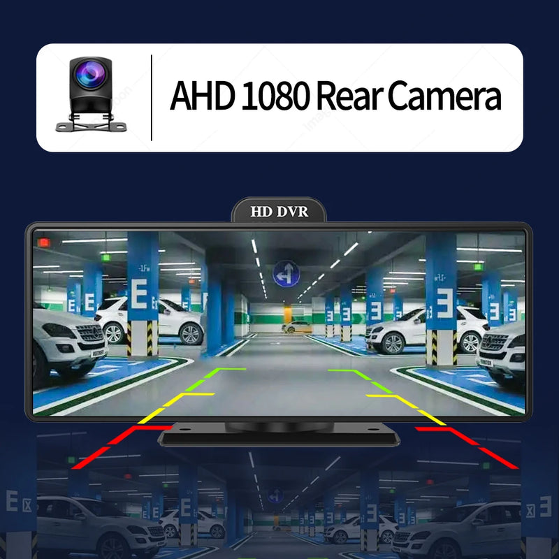 Imagebon 6M/10M AHD 1080P Rear Camera 4 Pin 2.5mm Automatic Reversing Rearview Mirror Cam Car DVR Backup
