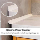 Selbstklebender Silikon-Badezimmer-Wasserstopper, wasserhaltende Leiste, biegsame Badezimmertür, Waschmaschine, Duschdamm-Barriere