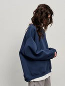 Wolfeel Oversized Hoodies & Sweatshirts for Women Autumn Winter Thick Warm Fleece Sweatshirt Girls Streetwear Loose Pullovers