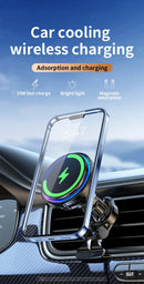 The CryoMount | 15W Active-Cooled Magnetic Wireless Car Charger for iPhone 12–16