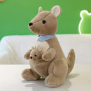 26cm 2-in-1 kangaroo plush toy, Australian kangaroo doll, super fun kangaroo plush toy, best gift for Easter