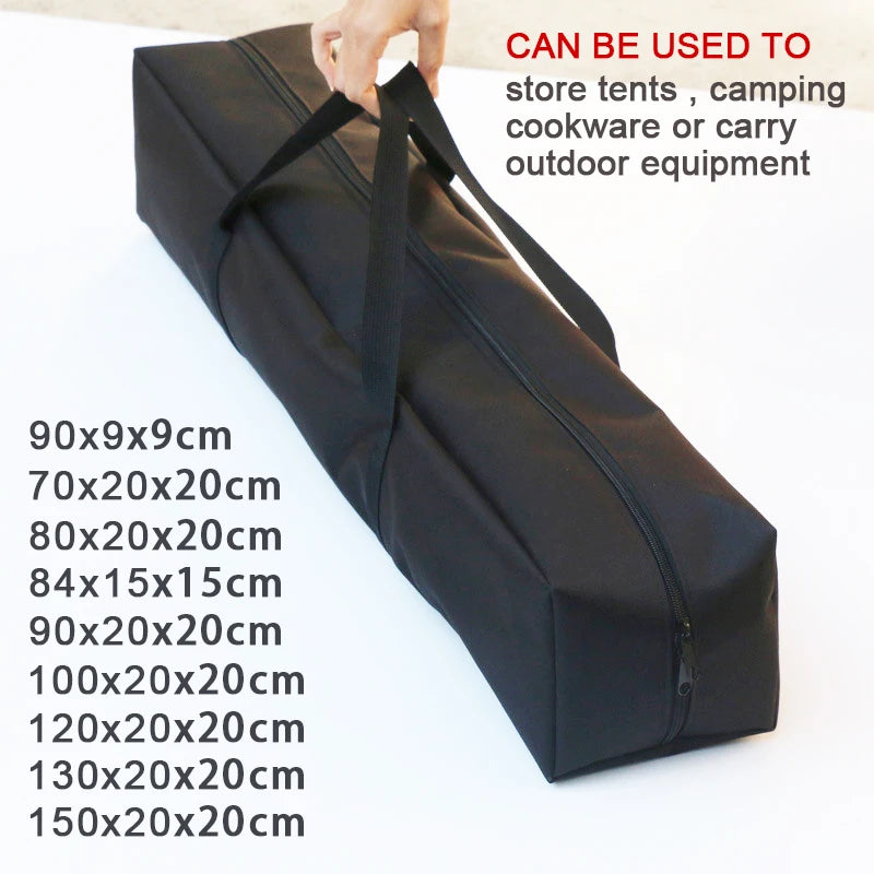 Outdoor Camping Storage Bag Canvas Canopy Pole Bag Camping Tent Swag Storage Pouch Travel Picnic Handbag