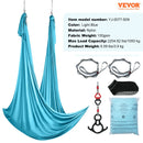 SucceBuy 8.7/11 Yards Aerial Yoga Hammock &Swing Yoga Starter Kit Aerial Silk Fabric Yoga Strap Accessory for All Levels Fitness