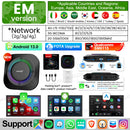 CarlinKit S2 CarPlay Ai Box LED Android 13 Streaming Box 64G/128G Qualcomm 8-Core Split Screen Car Intelligent System Play Video