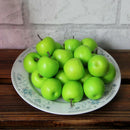 20 Stück Künstliche Äpfel Obst Plastik Gefälschte Rot Grüne Äpfel Foto Requisiten Hochzeitsdekorationen Obst Zuhause Künstlicher Varietätsshop