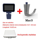 3.5″ High Resolutin Touch Screen Digital Video Laryngoscope, 6 Size Reusable Sterilizable Blades for Choice, Free Metal Suitcase