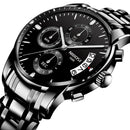 NIBOSI Uhr Herren Top Marke Luxus Blau Männer Datum Quarz Herrenuhren Wasserdichte Sportuhr Armbanduhr Relogio Masculino