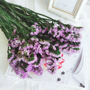 Natural Dried Forget-Me-not Crystal Flower Bouquet Christmas Wedding Flower Arrangement DIY Dry Flowers Desktop Decoration