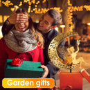 The Moonveil | Crackle Glass Solar Garden Stake Lights